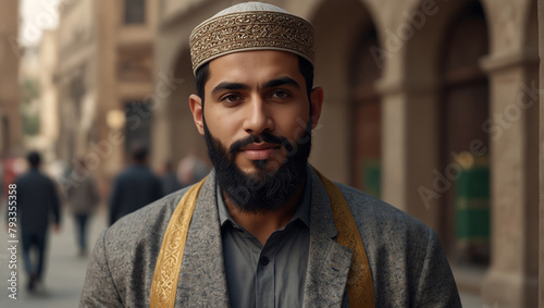 Muslim man life style  photo