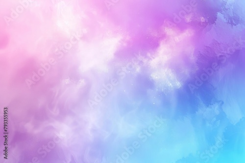 Pink, blue, purple, violet gradient blurred banner. Empty romantic background. Abstract texture - generative ai