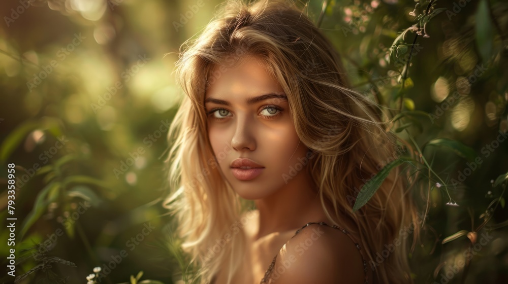Outdoor portraits with natural light generative ai Outdoor portraits with natural light generative ai