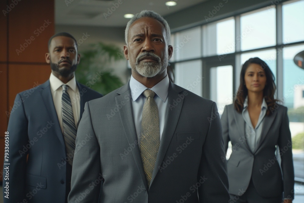 Portrait of a diverse group of business people in a modern office Portrait of a diverse group of business people in a modern office