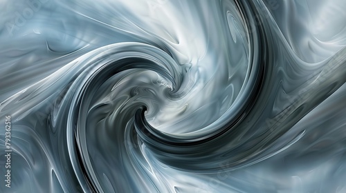 Abstract, grey, swirl, soft edges, swooping lines, © Bang