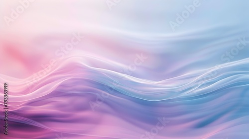 Pink and Blue Flowing Abstract Wave Background