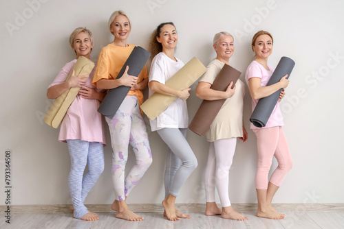 Group of mature women with ...