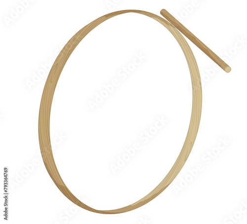Colonial Stick & Hoop Game