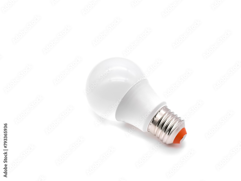 LED light bulbs on a white background. light bulb isolated on white LED light bulbs on a white background. light bulb isolated on white