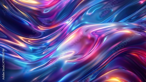 abstract modern liquid futuristic waves concept wallpaper, ultra details, 8k photo