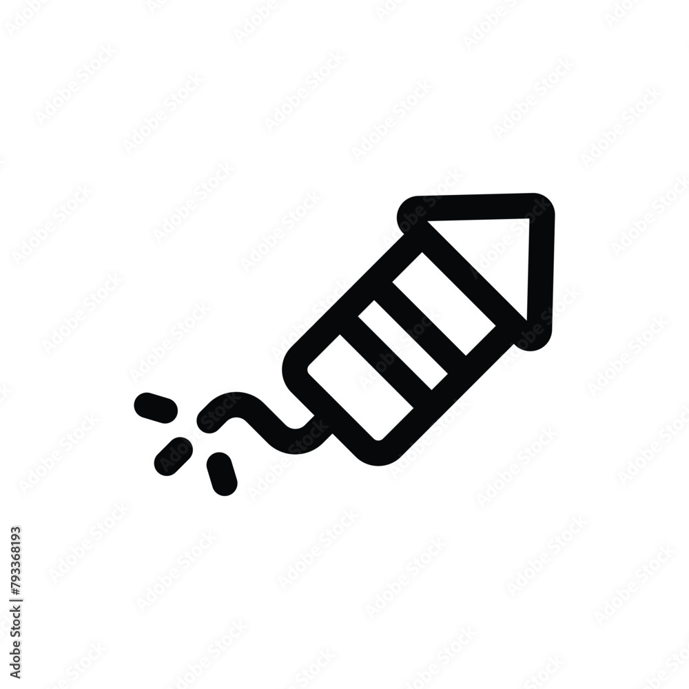 Simple Fireworks icon. The icon can be used for websites, print templates, presentation templates, illustrations, etc Simple Fireworks icon. The icon can be used for websites, print templates, presentation templates, illustrations, etc