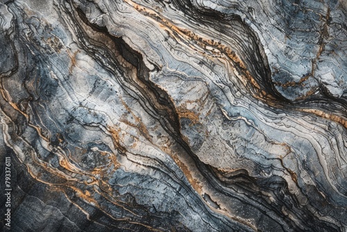 The Story Within: Unveiling the Rich Textures of a Time-Worn Rock.