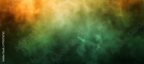 Subtle Green and Orange Soft Gradient: A Harmonious Blend of Nature's Hues Creating Tranquil Tones in a Gentle Transition