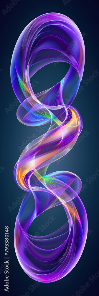 Naklejka premium Abstract wavy fluid background