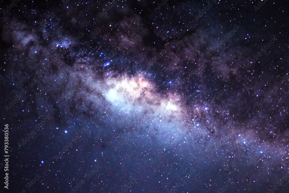 Close-up photo of the Milky Way