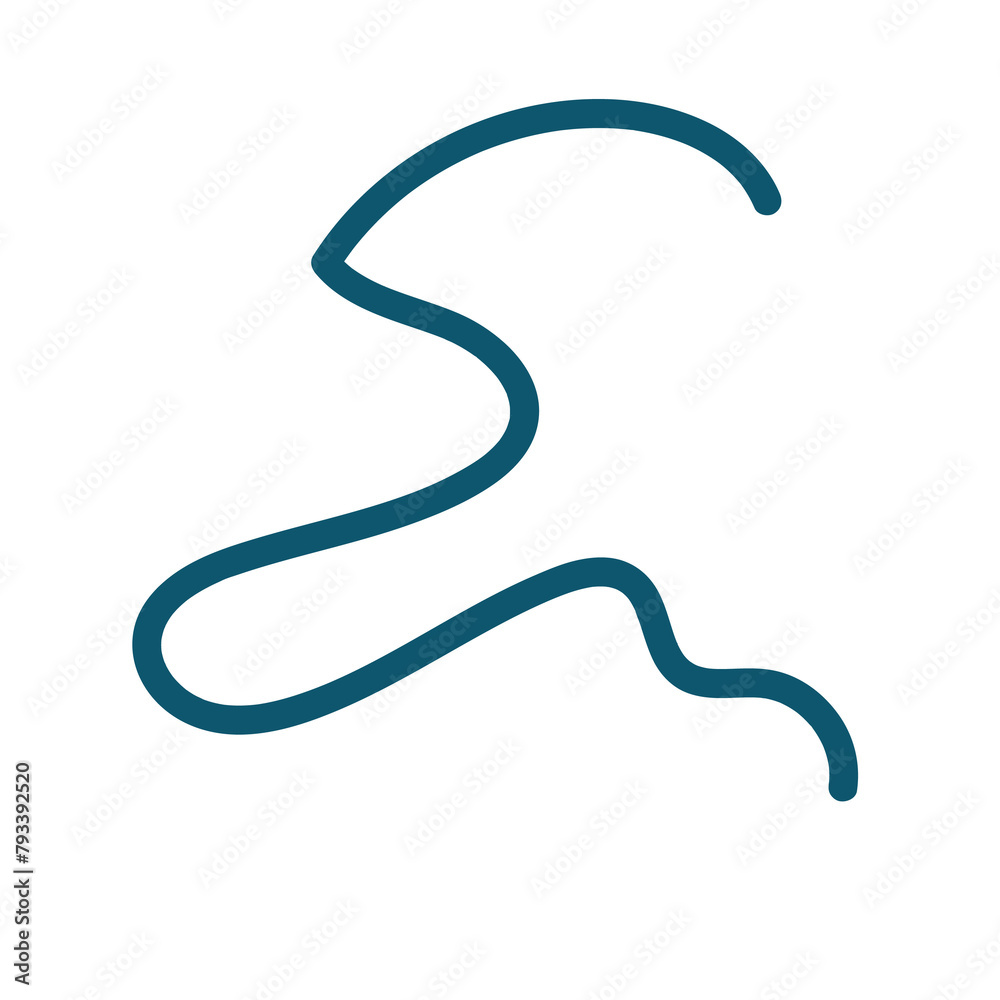 Squiggly lines abstract decor Squiggly lines abstract decor