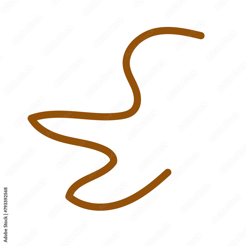 Squiggly lines abstract decor Squiggly lines abstract decor