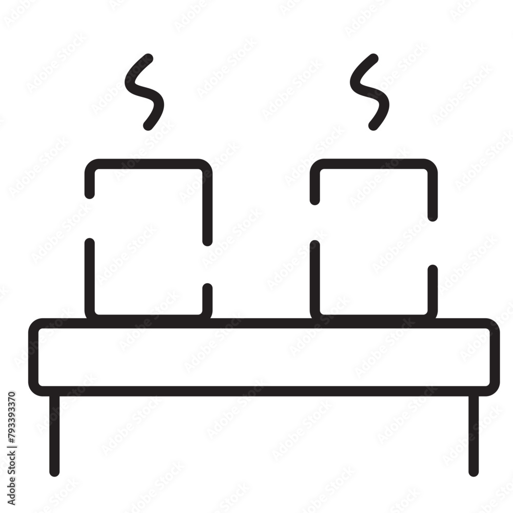 Chinese Japanese Sushi Line Icon