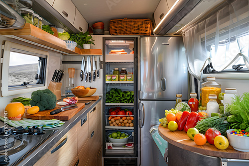 Efficiently Planned and Healthful RV Kitchen for Joyful Culinary Travel Experiences