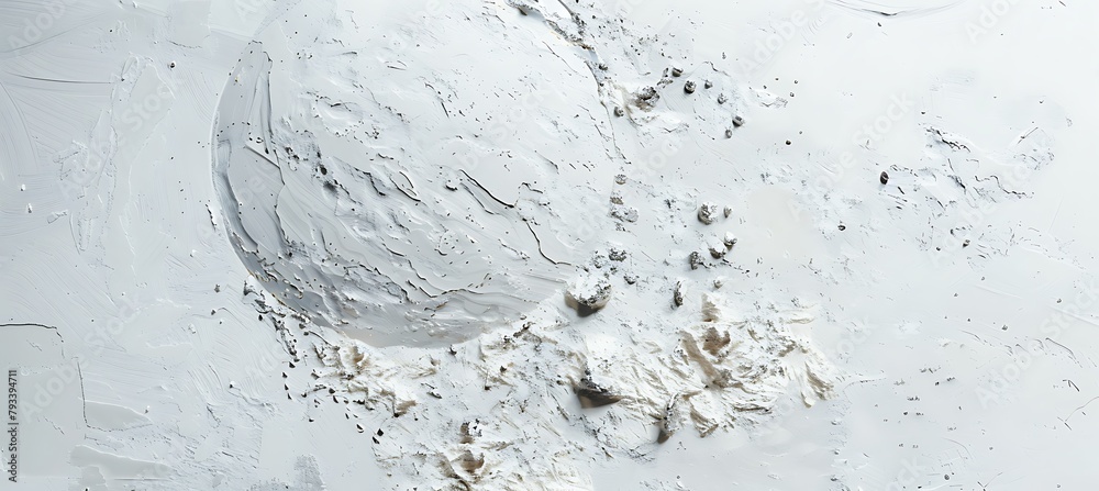 Fototapeta premium Clean Slate: White Textured Backdrop Setting the Stage. Ultrawide Banner for Captivating Visual Experiences