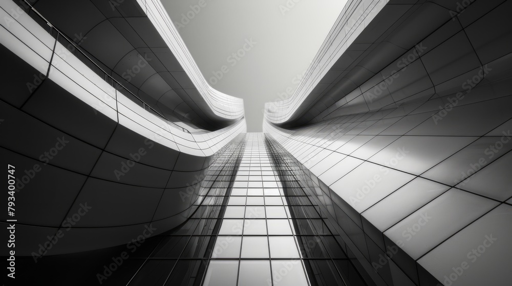 Fototapeta premium modern architecture generative ai