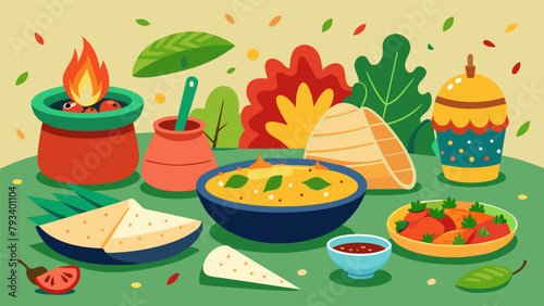 A lively Mexican fiesta complete with handmade tortillas sizzling fajitas and a bowl of creamy guacamole all made according to Grandmas