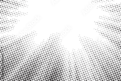 Dynamic Grunge Halftone Vector Banner Design for Creative Projects