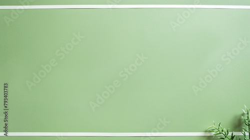 light green background with white borders photo