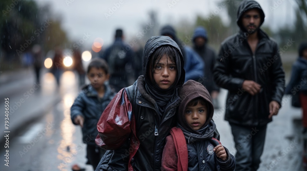 War refugees in Kharkiv, Ukraine War refugees in Kharkiv, Ukraine