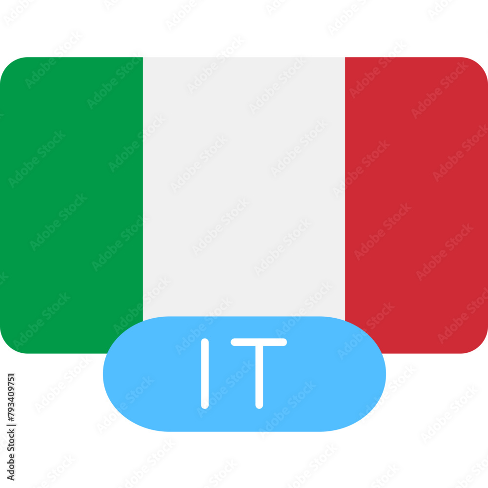 Fototapeta premium Italy Icon