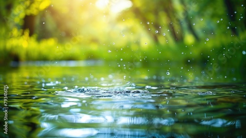 water surface, spring background, wallpaper 