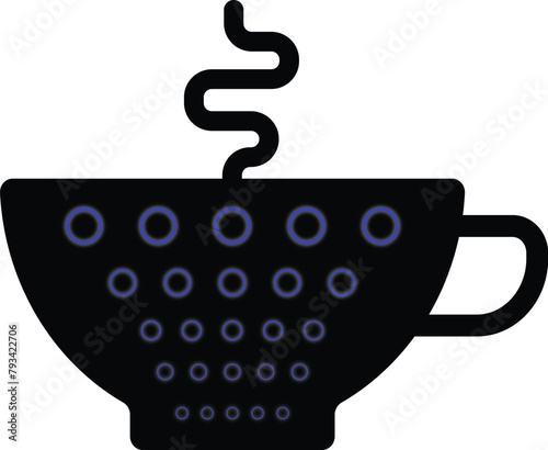 illustration fo cup of coffee
