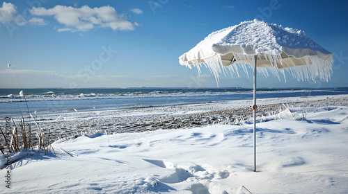 landscape with snow