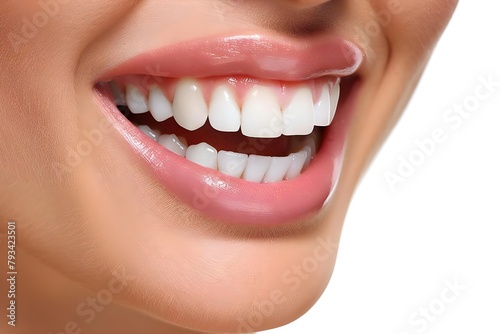 白くて整っている健康的な歯
