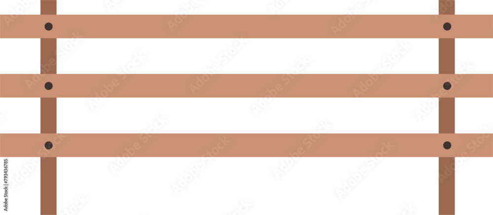 Picket fence Illustration Picket fence Illustration
