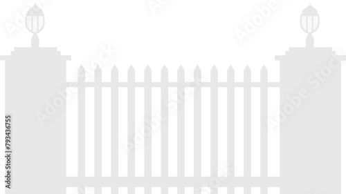 Picket fence Illustration 
