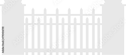 Picket fence Illustration 