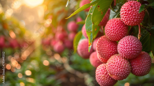 lychee in the garden