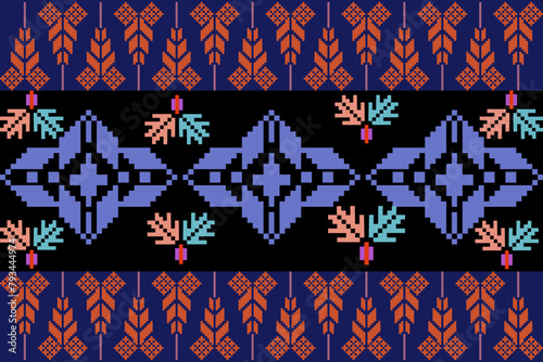 Abstract ethnic geometric pattern design for background or wallpaper.
Figure tribal embroidery. Indian, Scandinavian, Gypsy, Mexican, folk pattern.
