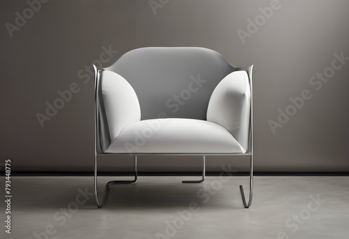 Minimalist Chair Setup with Linen Fabric