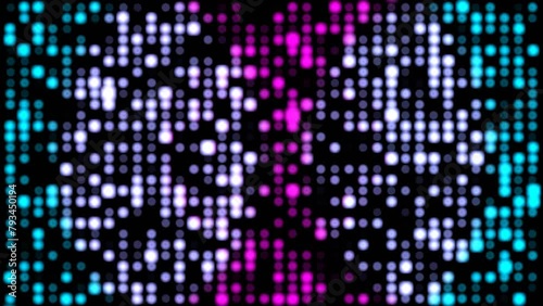 Vibrant  blurry background texture animation in purple and light blue - 3D Render