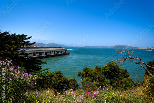 Beautiful View from Fort Mason to San Francisco Bay, California