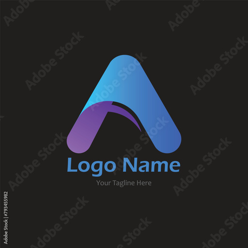 abstract logo design A