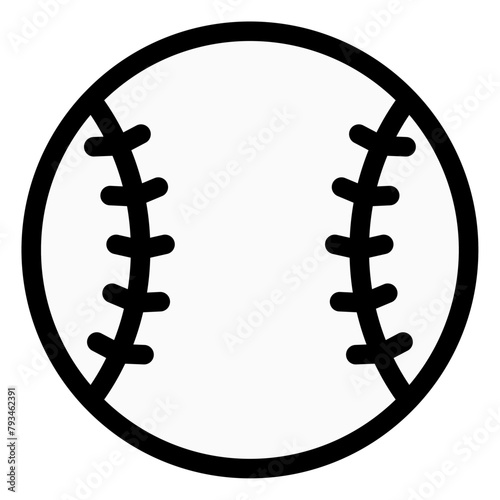 Photography baseball icon