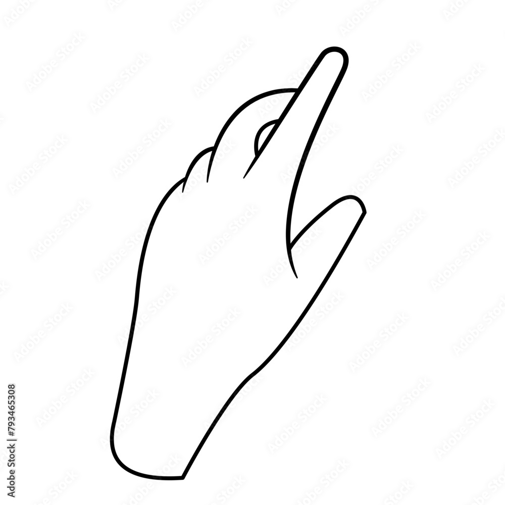 Touch Hand Icon Touch Hand Icon
