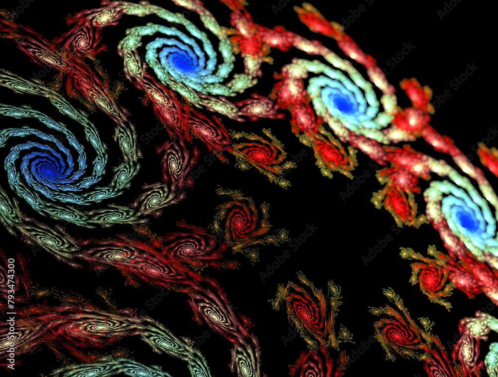 Fototapeta premium Imaginatory fractal abstract background Image