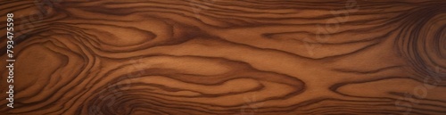 Wooden Surface Exhibiting Rich Reddish-Brown Color and Unique Grain Patterns