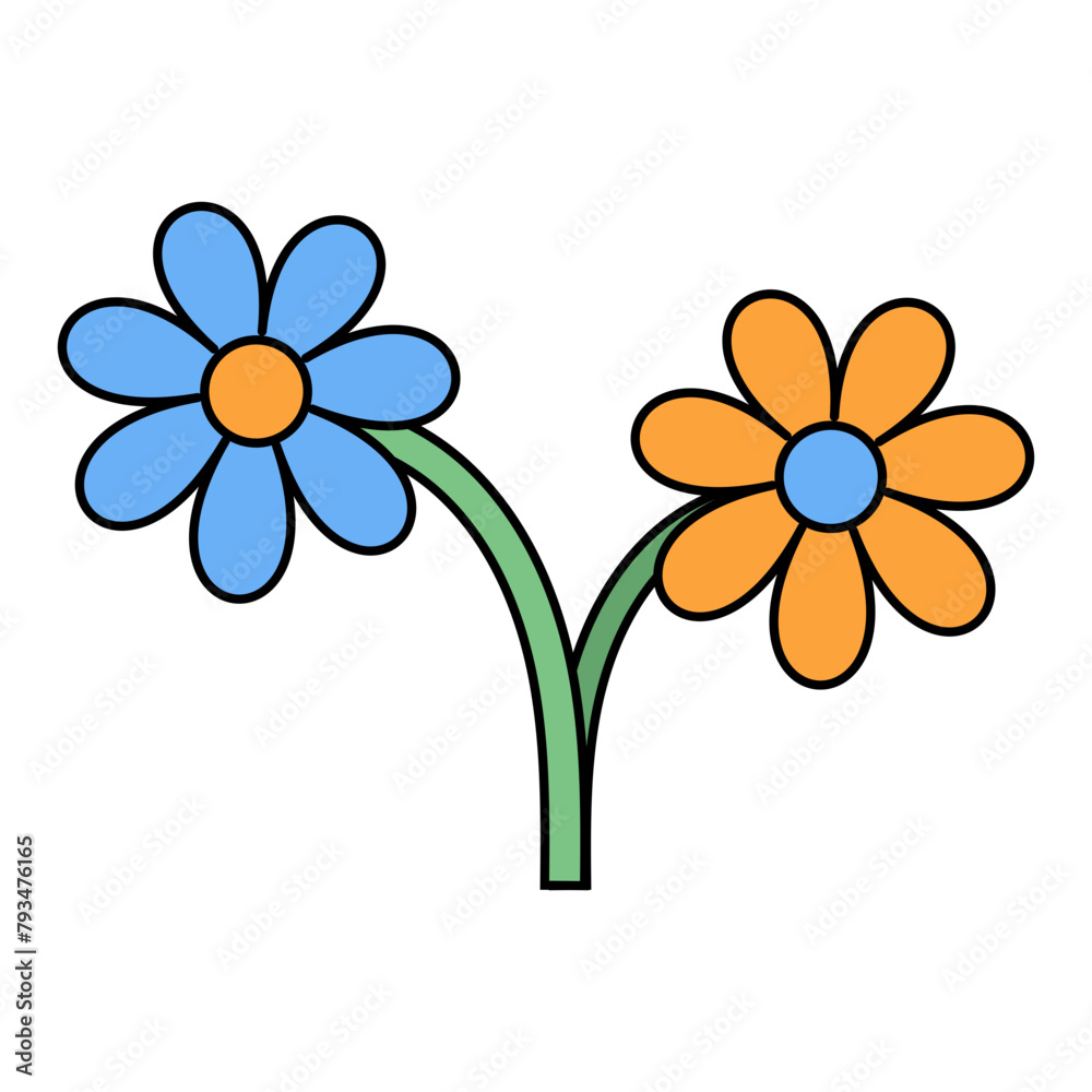 Pop Retro Flower Pop Retro Flower