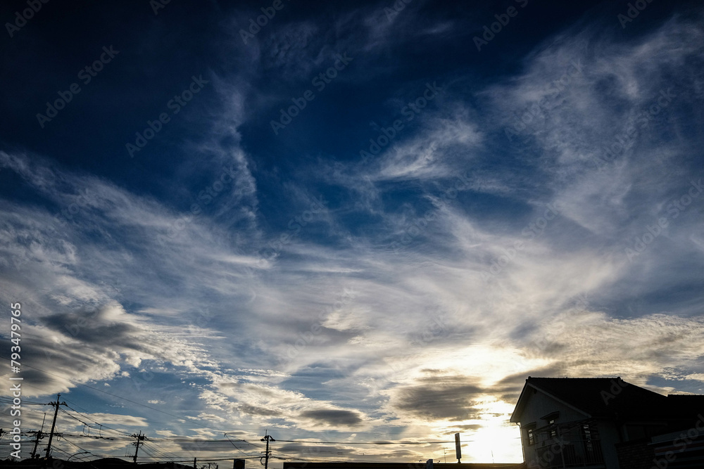 印象的な空