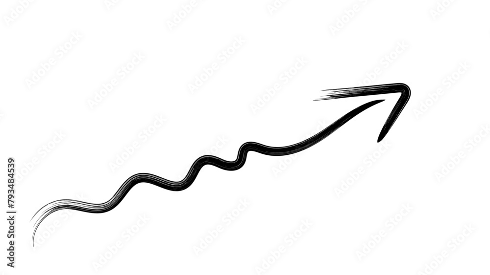 Fototapeta premium Spray painted arrows. Graffiti pointing arrow, dirty grunge paint. Sprayed painted cursor signs, graffity arrows art. banner, cover, poster, art, street, Isolated. vector illustration