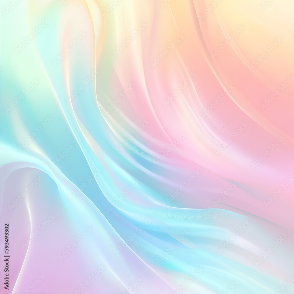 Obraz premium Abstract pastel holographic texture design for pattern and background