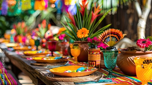 Vibrant and festive table decor to spice up your Fiesta celebrations photo