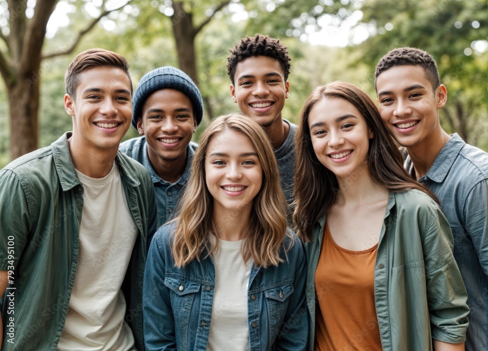 Happy, Diverse Group Smiling at Camera Happy, Diverse Group Smiling at Camera