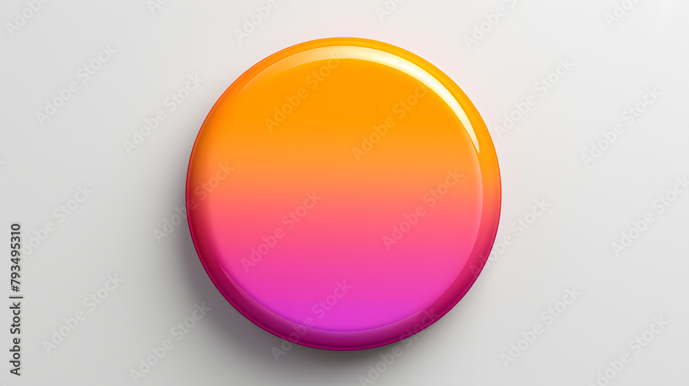Badge Mockup colorful 3d